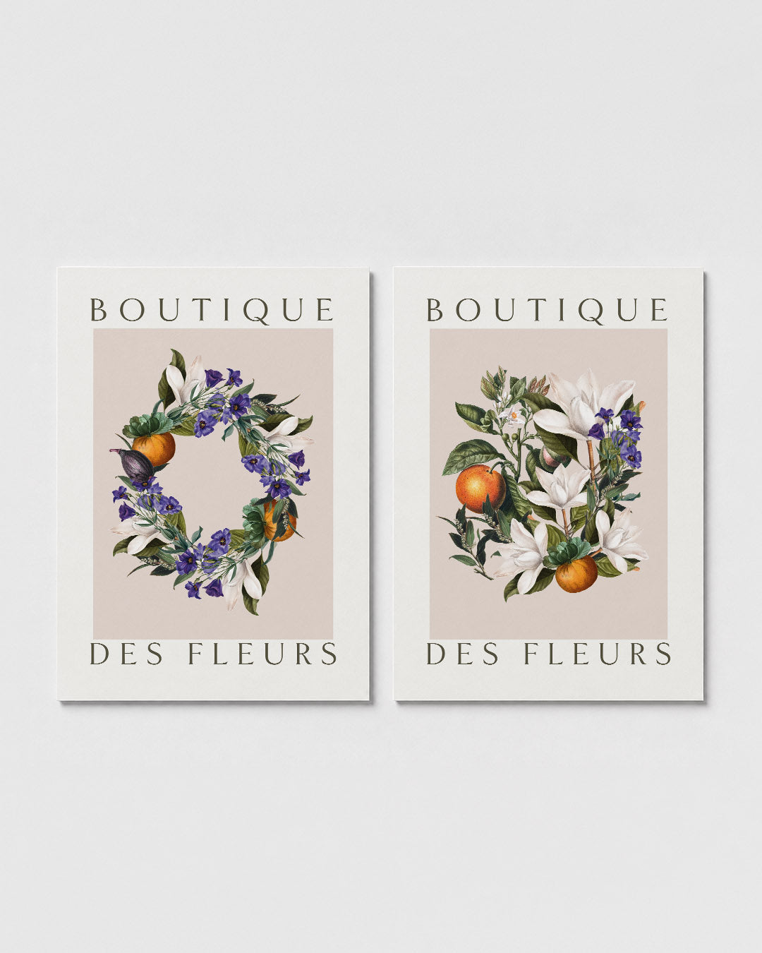Bloemrijke cirkel Posterset