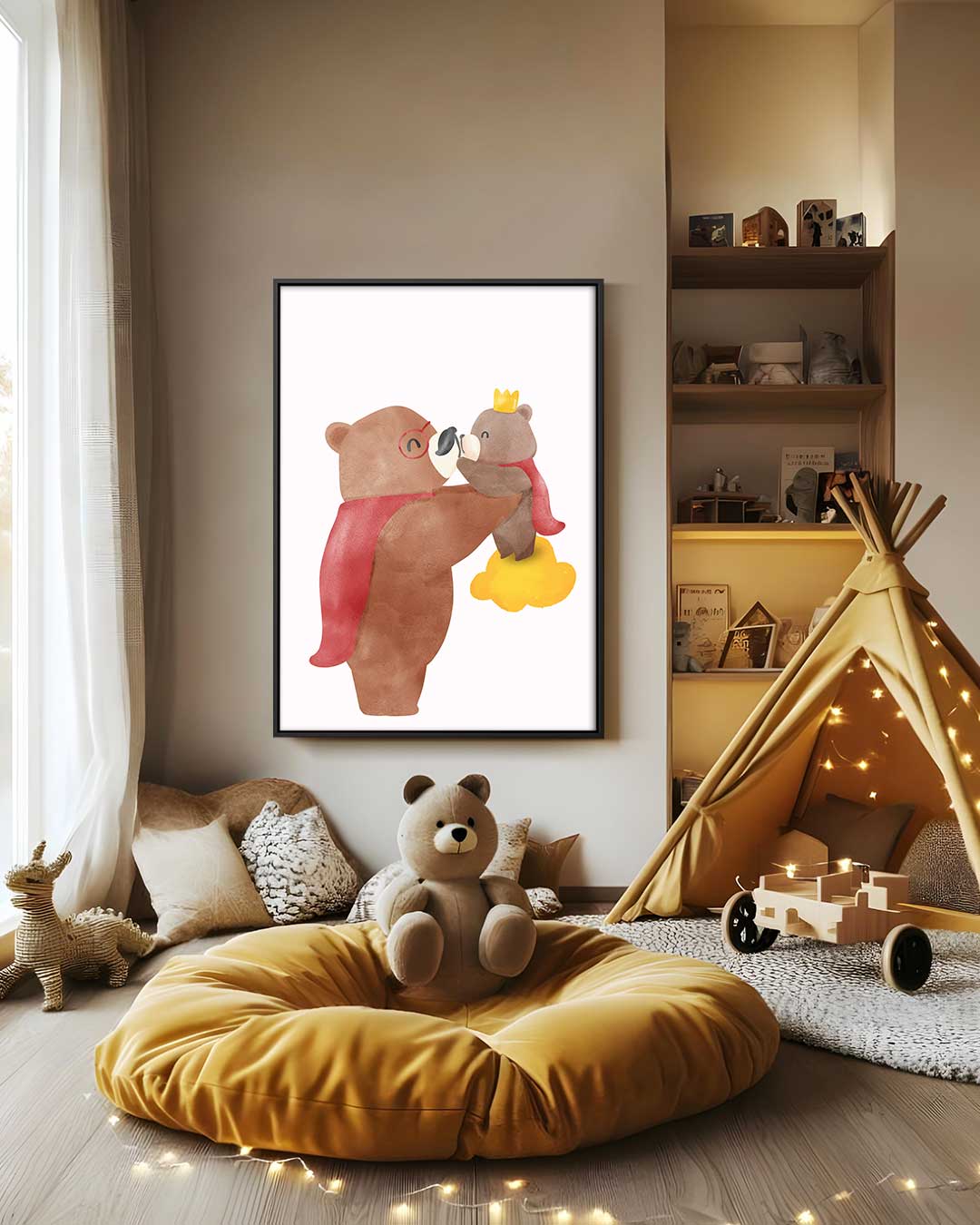 Beervriendjes Magische Momenten Kunstwerk-canvas-dibond-plexiglas-wanddecoratie-WallArtistic