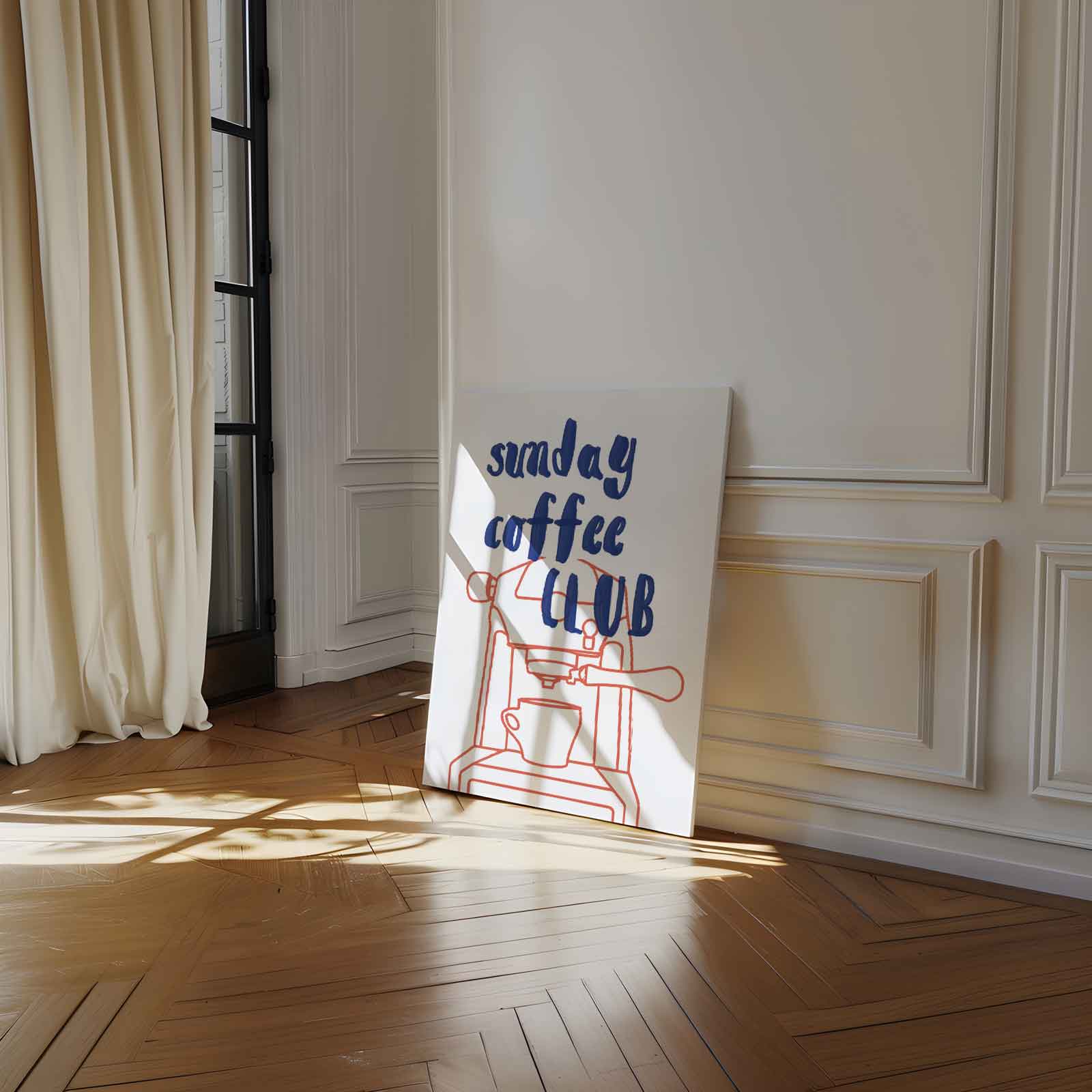 Zondag Koffie Club Poster