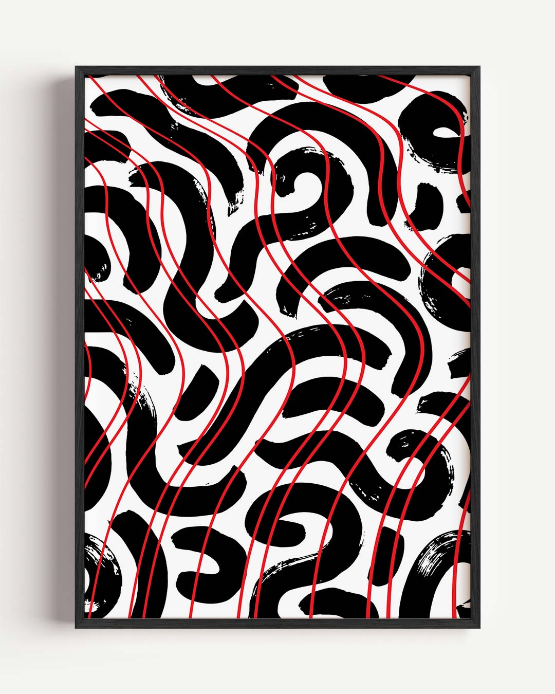 Moderne Abstracte Kunstprint Poster