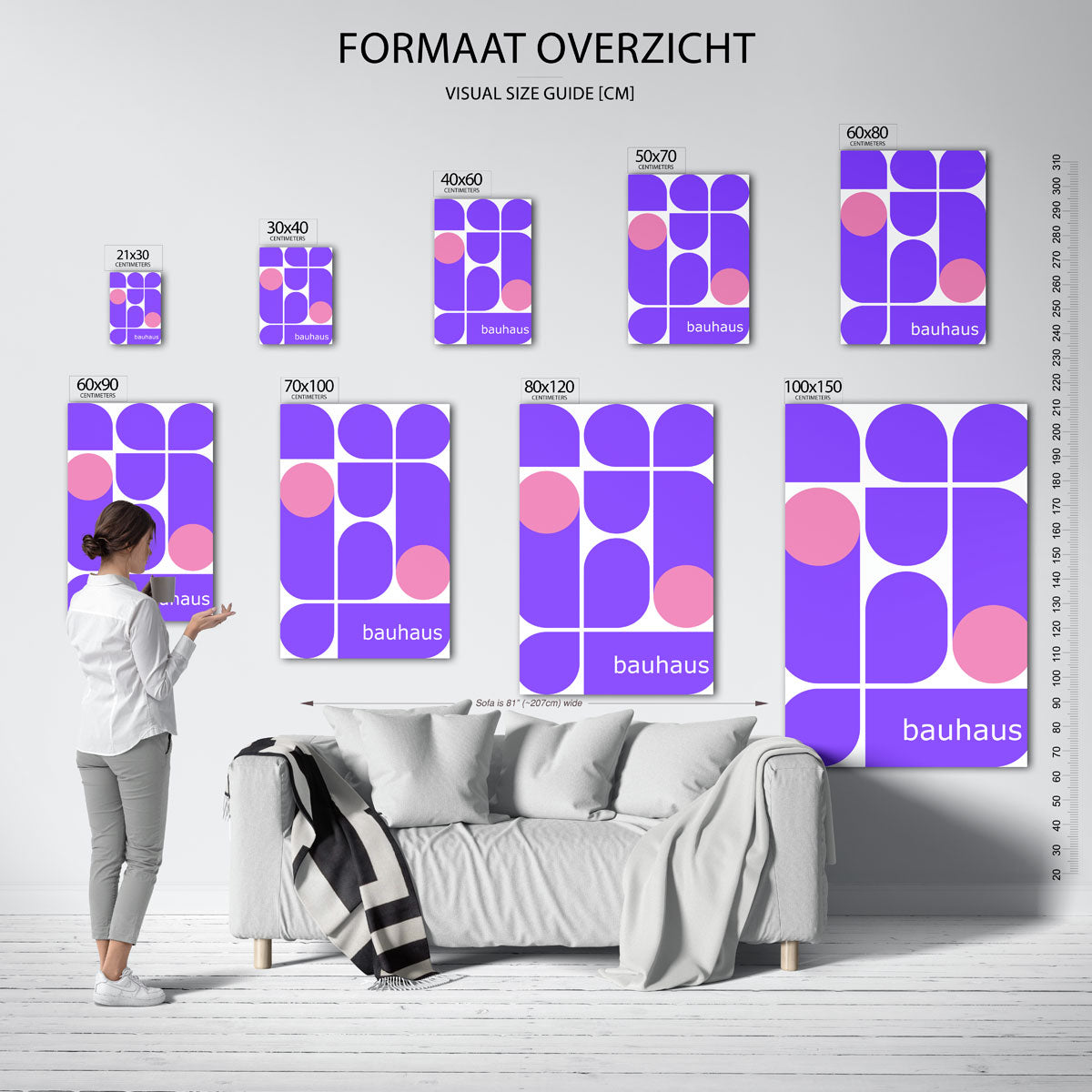 Vormen en vlakken Poster