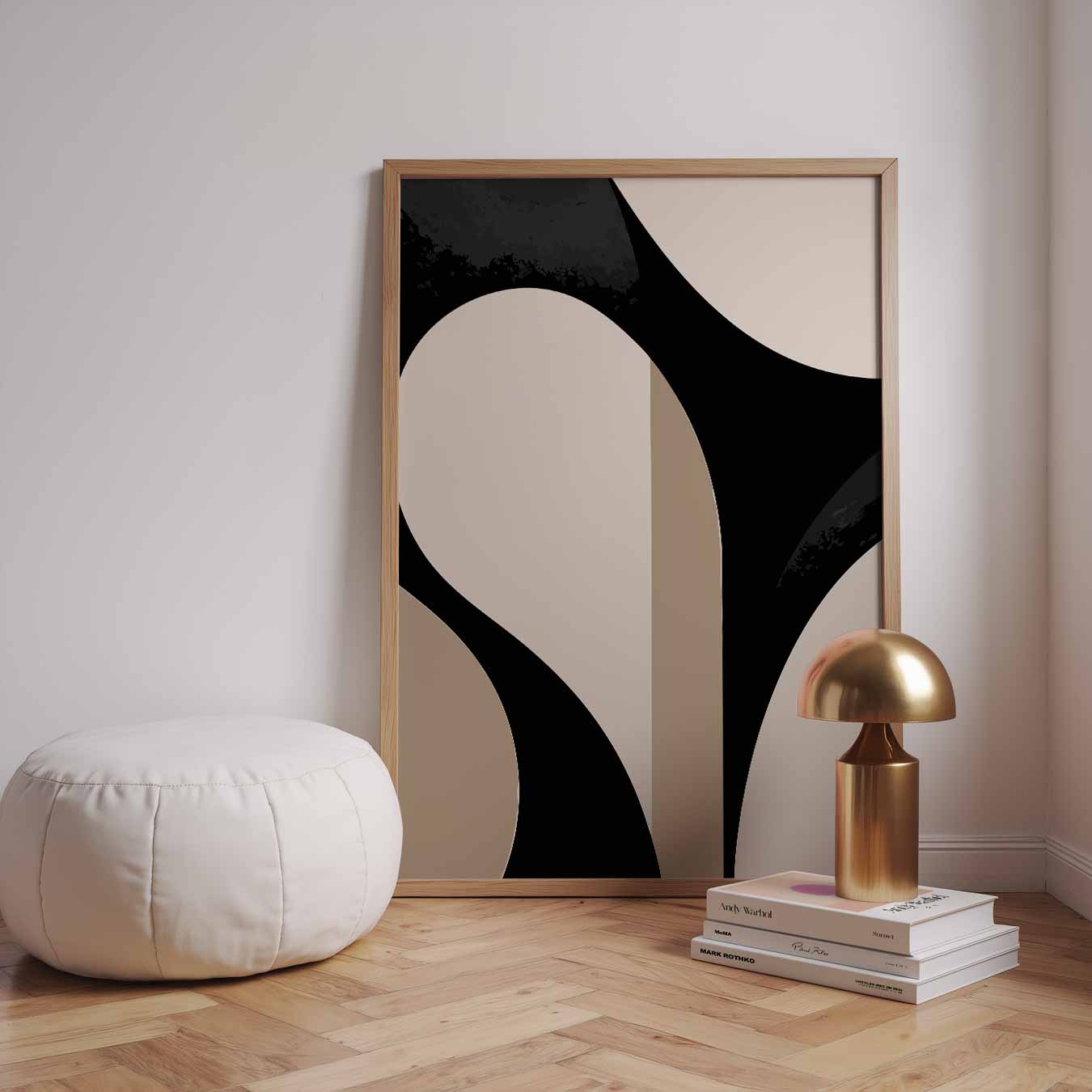 Abstracte Elegantie Poster