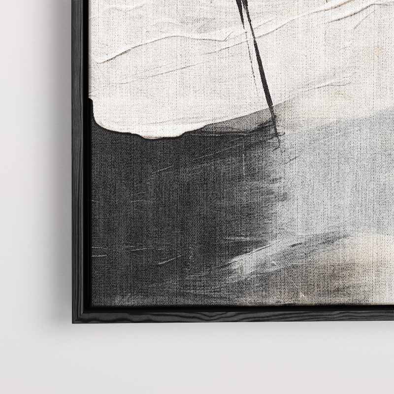 Contrasten in Abstractie Kunstwerk-canvas-dibond-plexiglas-wanddecoratie-WallArtistic