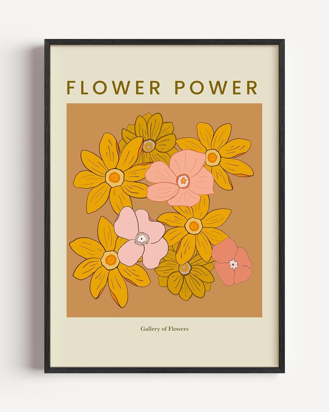 Flower Power Bloemenposter-WallArtistic