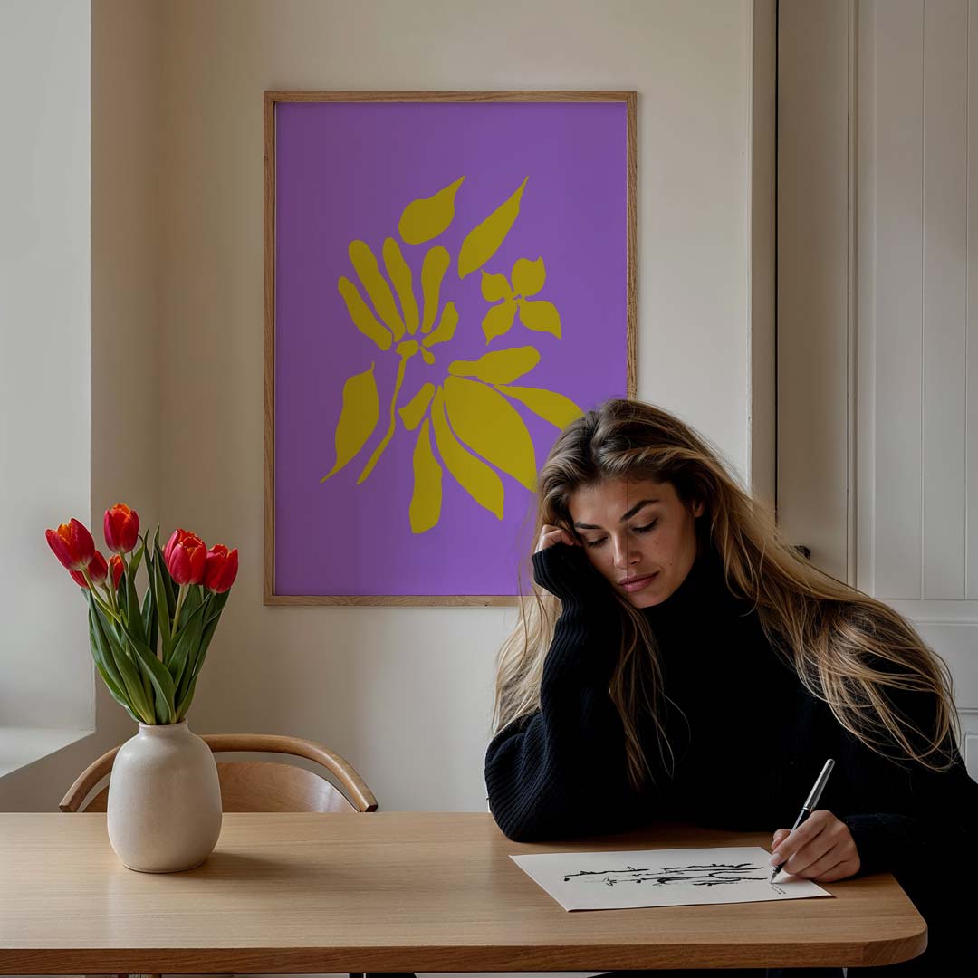 Bloemenexplosie Poster-WallArtistic