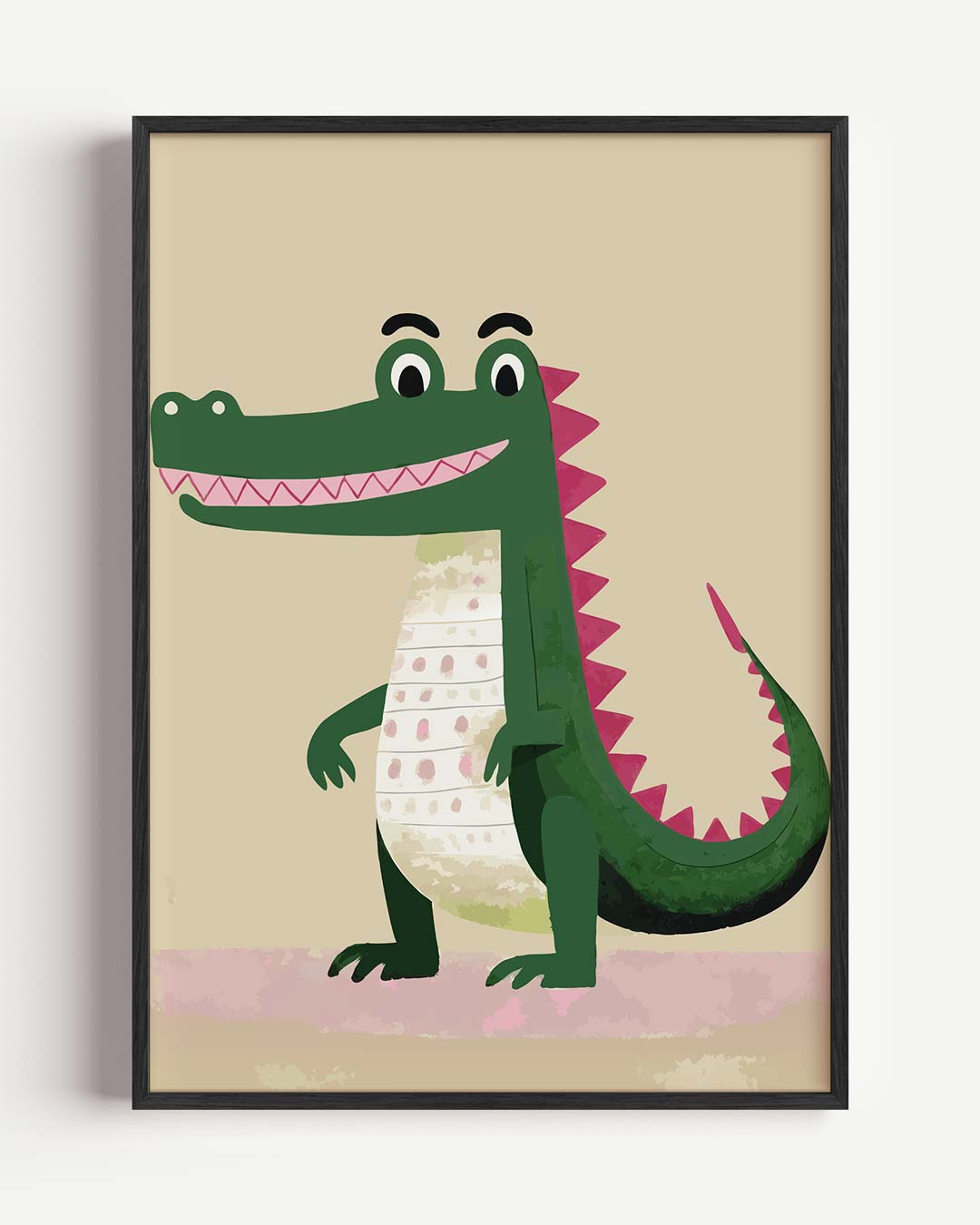 Schattige Krokodil Kinderkamerposter