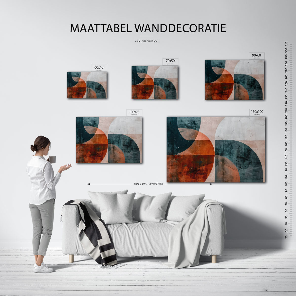 Geometrische vormen Kunstwerk