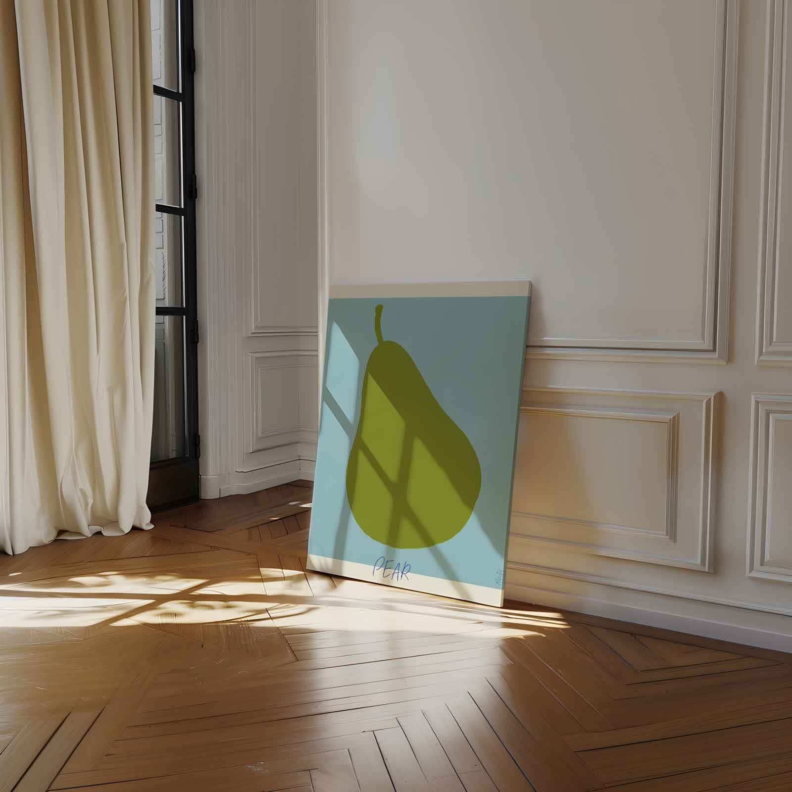 Moderne Peer Illustratie Kunstwerk-canvas-dibond-plexiglas-wanddecoratie-WallArtistic