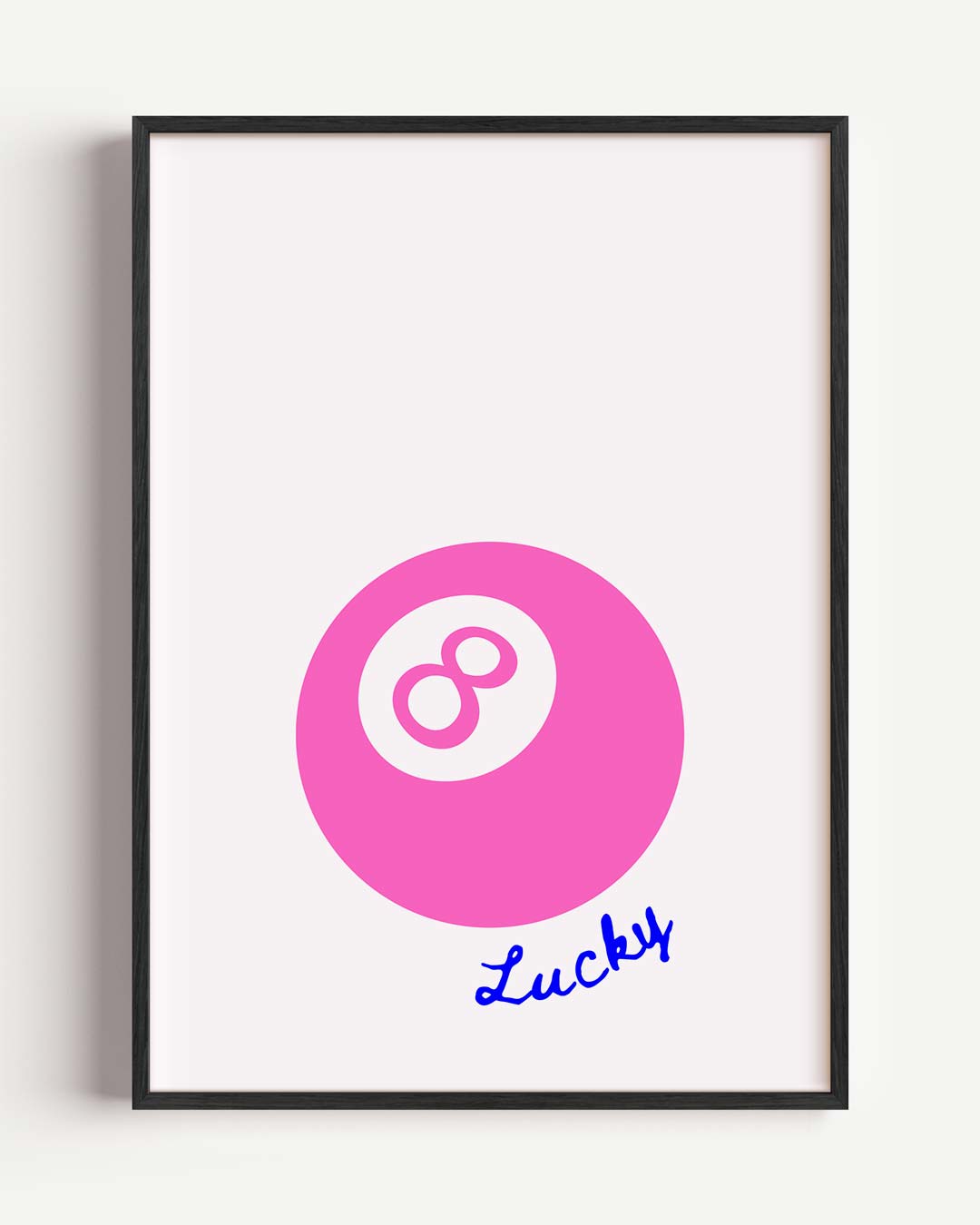 Geluksbrenger Roze Bal Poster