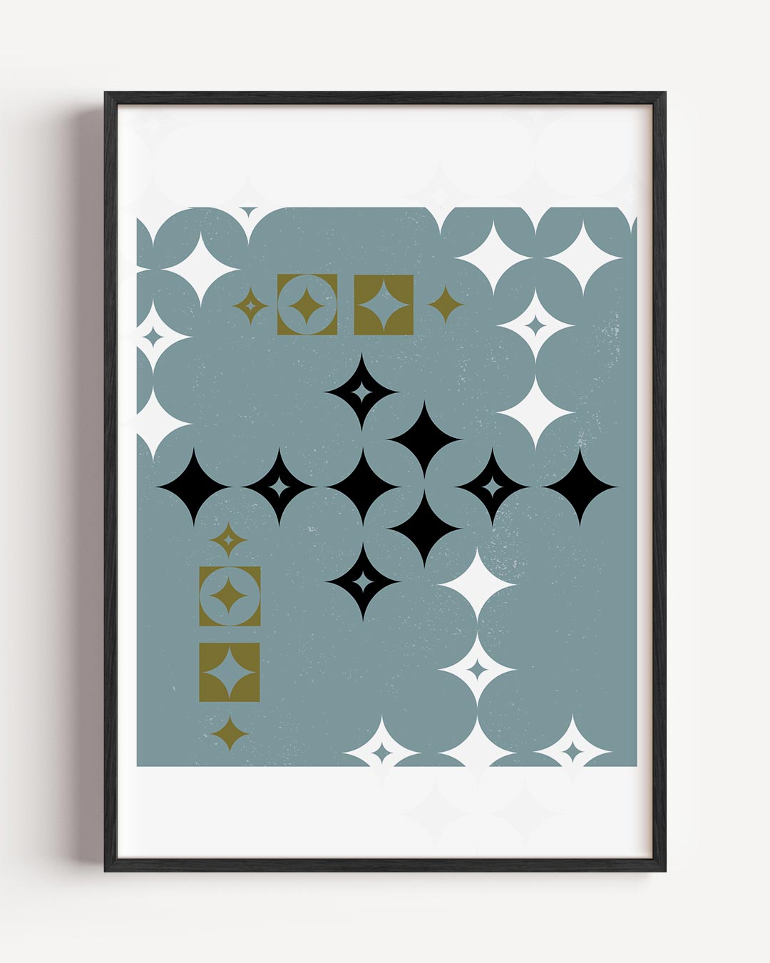 Geometrische Sprankeling Poster-WallArtistic
