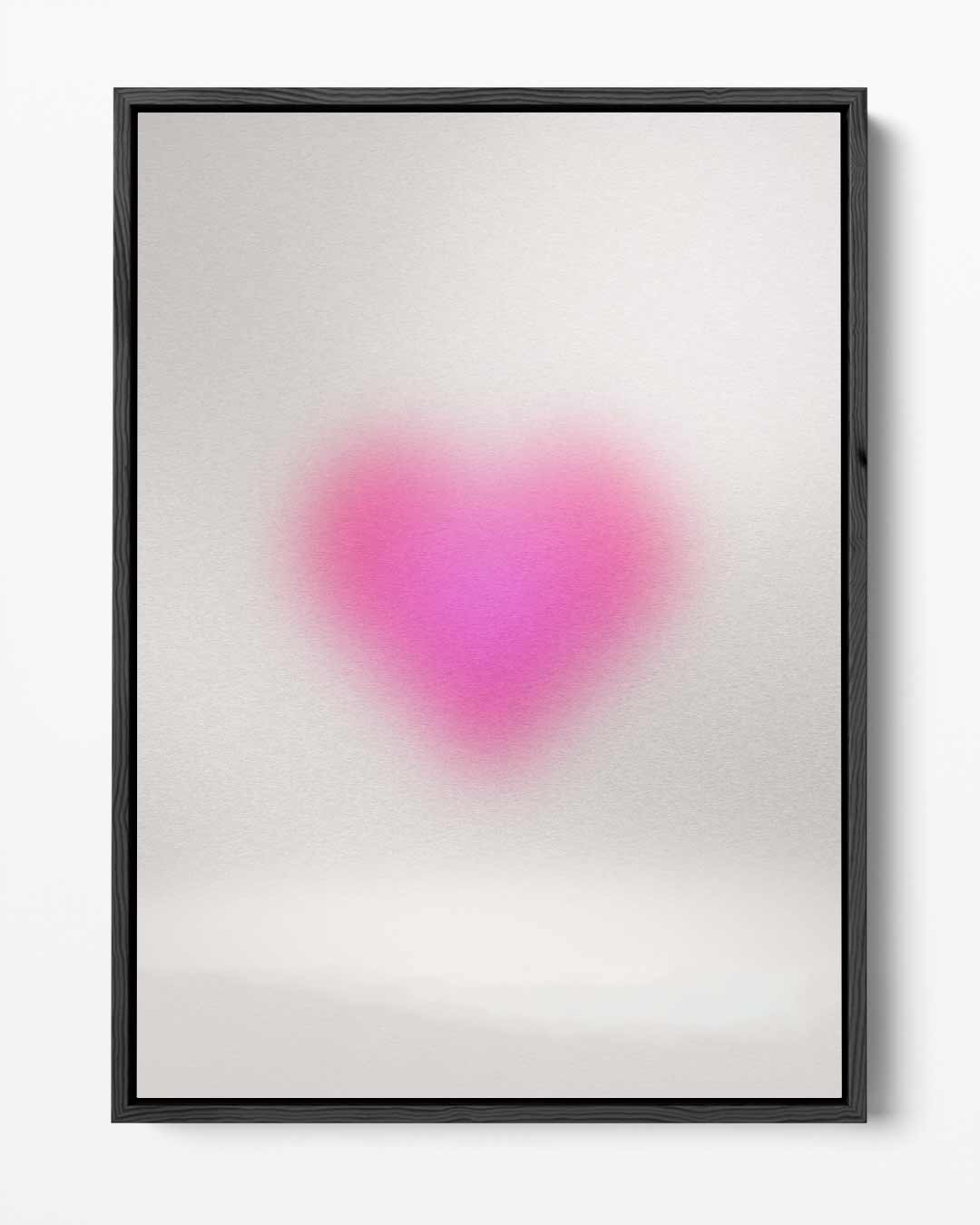 Neon Roze Hart Kunstwerk-canvas-dibond-plexiglas-wanddecoratie-WallArtistic