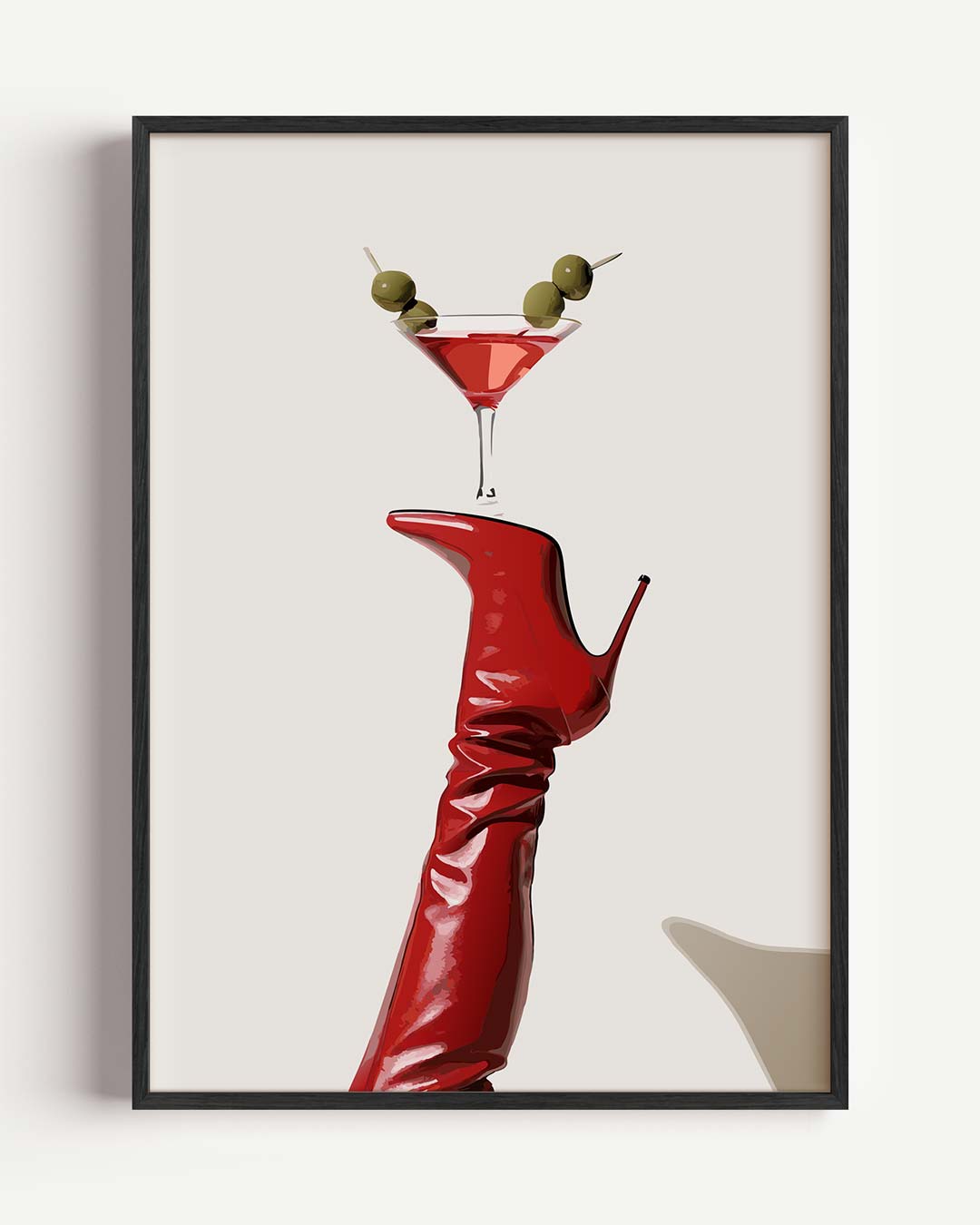 Stijlvol Cocktails & Hakjes Poster