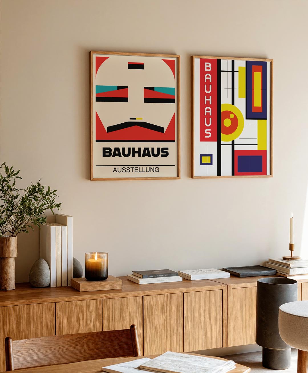 Kleur en lijnenspel Posterset