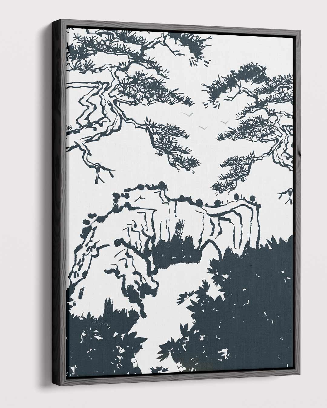 Zen Natuurschildering Kunstwerk-canvas-dibond-plexiglas-wanddecoratie-WallArtistic
