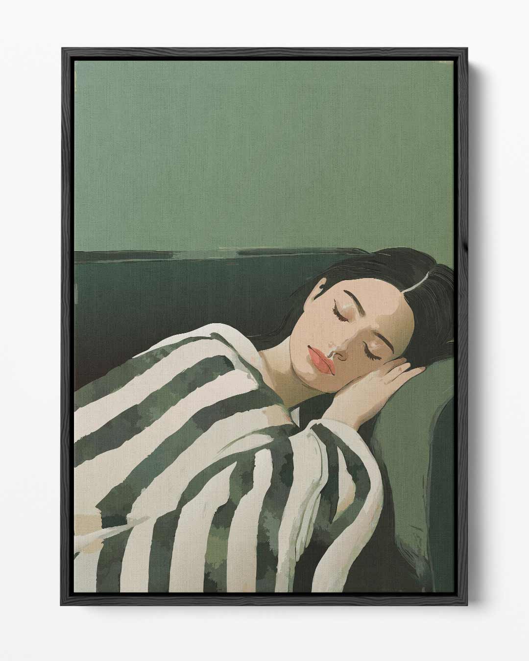 Rustgevende Slaap Kunstwerk-canvas-dibond-plexiglas-wanddecoratie-WallArtistic