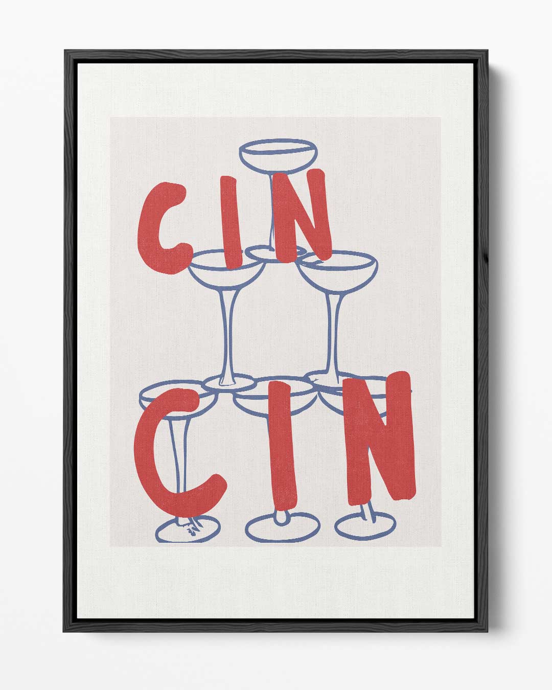 Cin Cin Glazen Toren Kunstwerk-canvas-dibond-plexiglas-wanddecoratie-WallArtistic