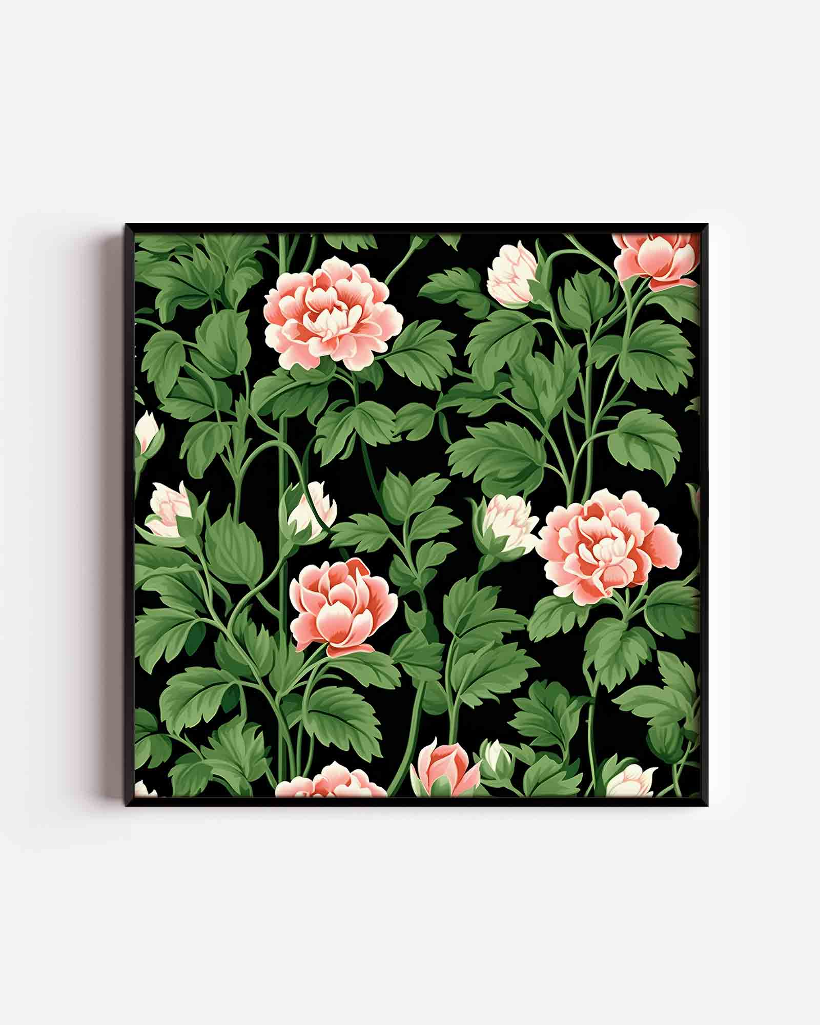 Bloemen en bladeren Poster