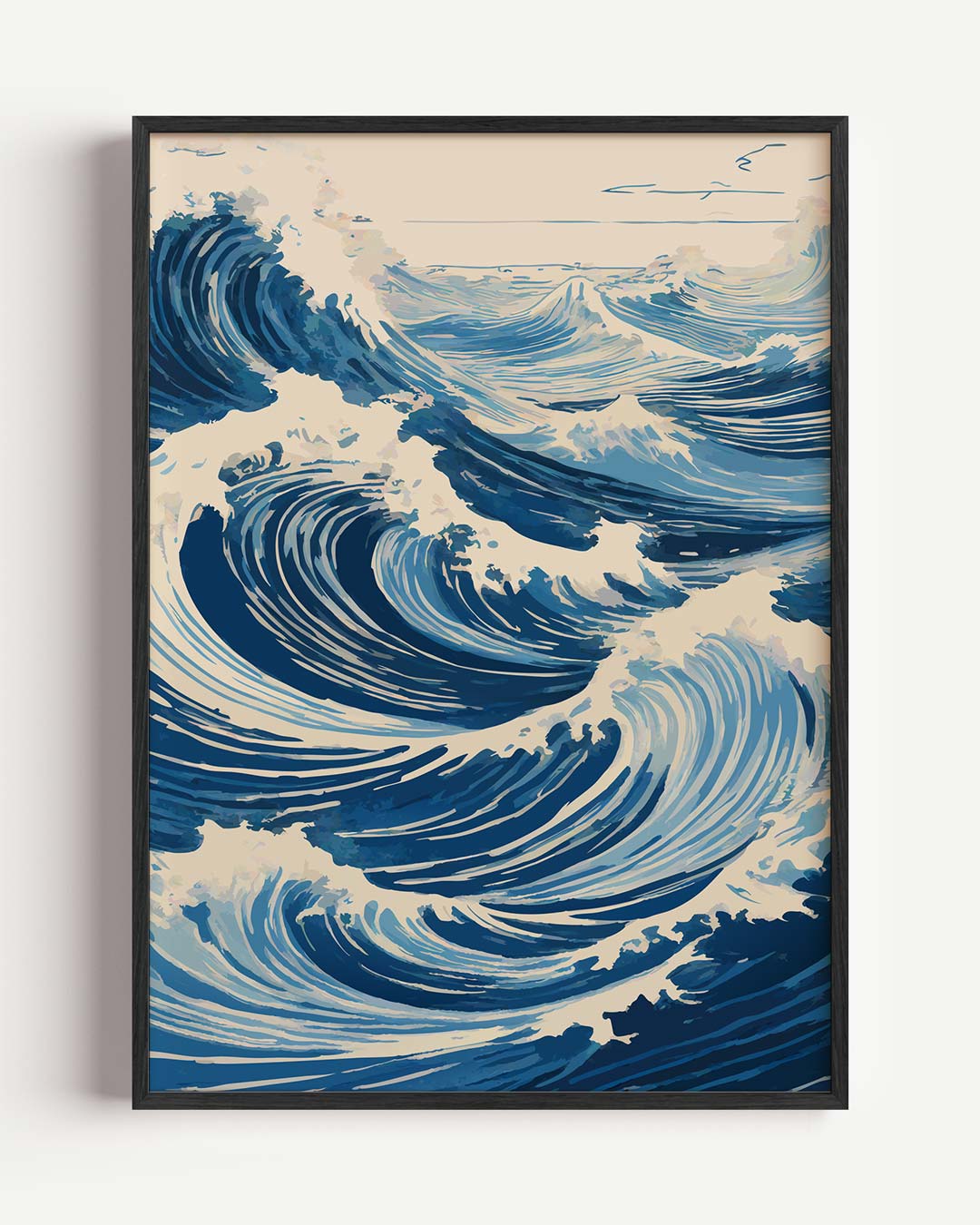 Dynamische Oceaangolven Poster