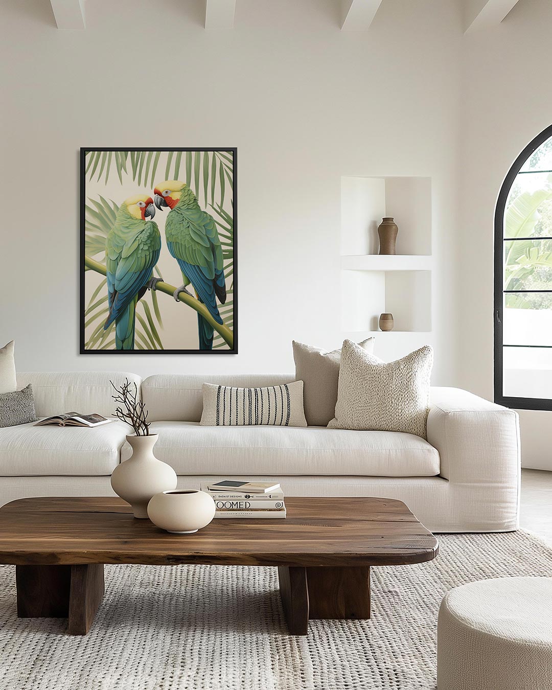 Tropische vogels Kunstwerk