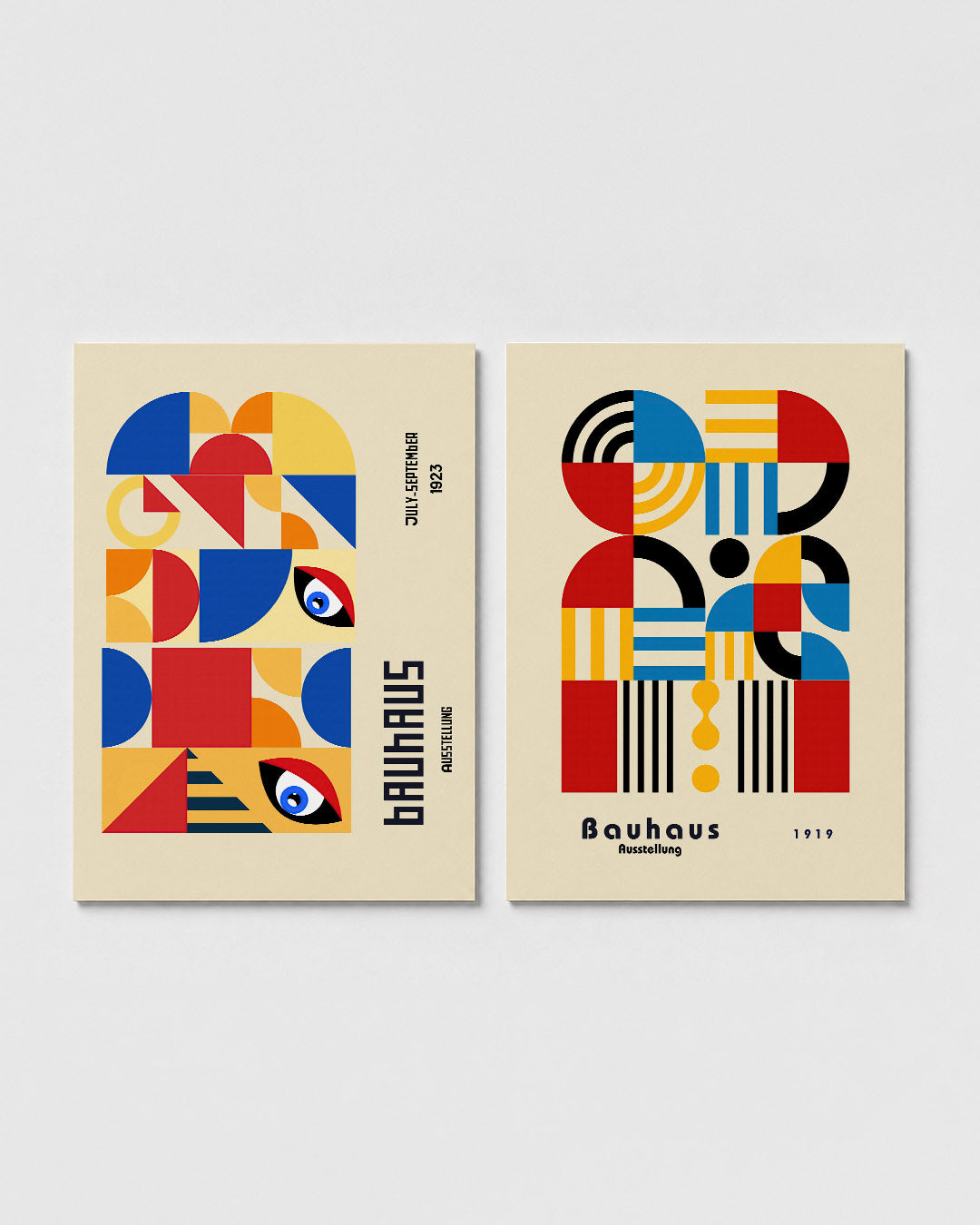Kleurrijke vormen Posterset
