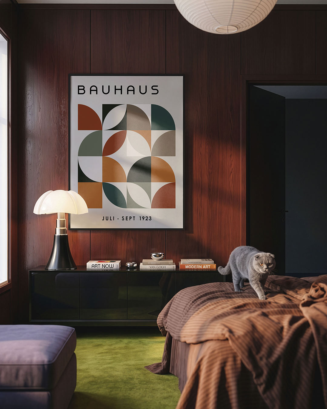 Vormritme en kleur Poster