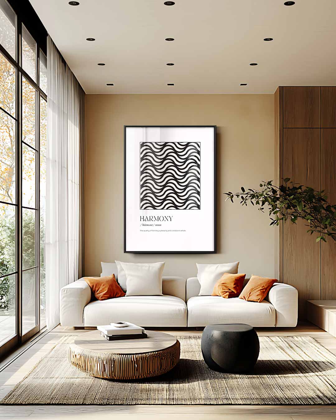 Harmonieuze Golven Kunstwerk-canvas-dibond-plexiglas-wanddecoratie-WallArtistic