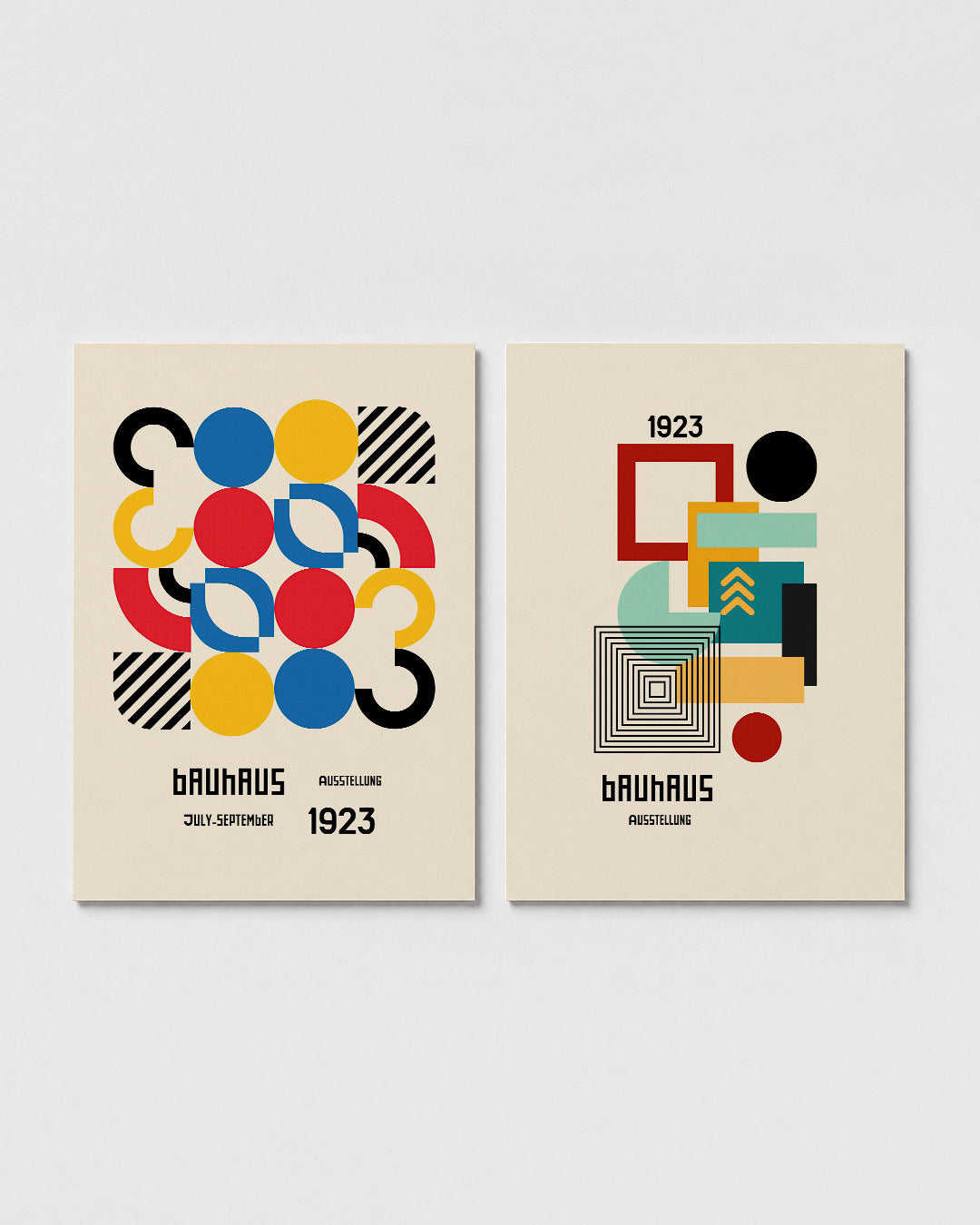 Vormen en kleurvlakken Posterset