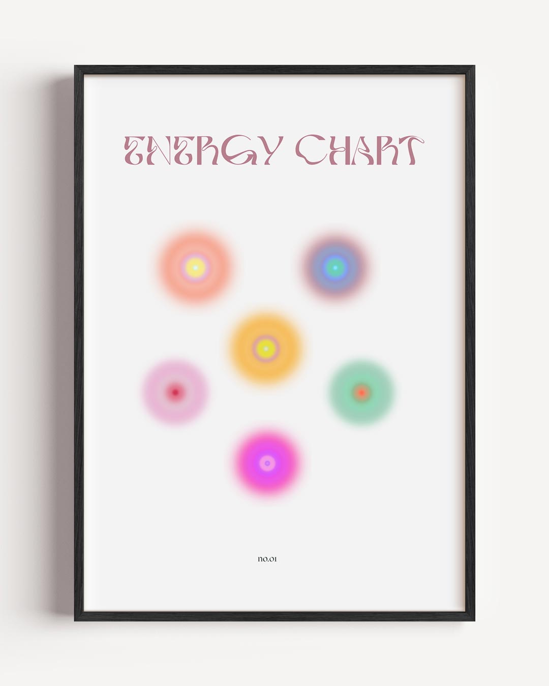 Energiekleuren Cirkel Poster-WallArtistic