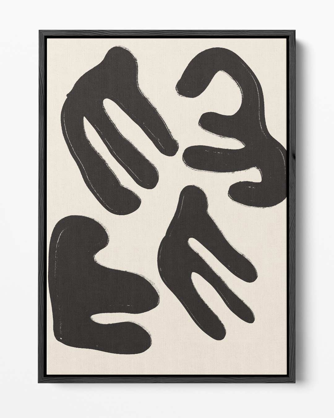 Organische Abstractie Kunstwerk-canvas-dibond-plexiglas-wanddecoratie-WallArtistic