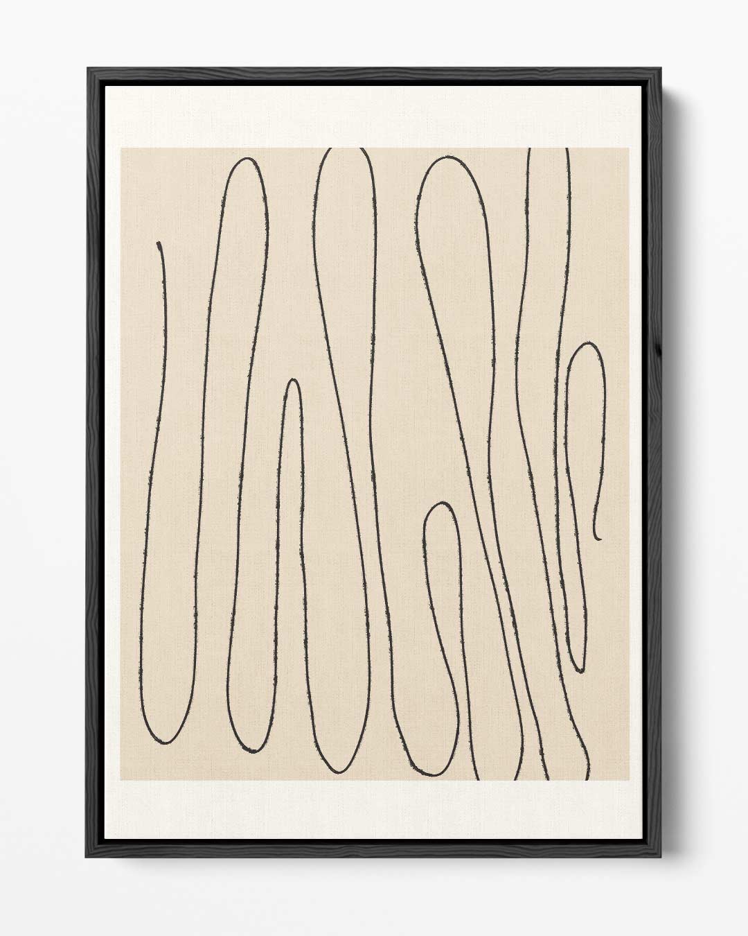 Zachte Lijnen Abstract Kunstwerk-canvas-dibond-plexiglas-wanddecoratie-WallArtistic