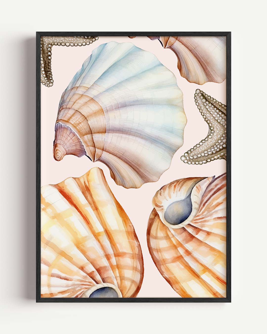 Strandvibe Schelpen Poster
