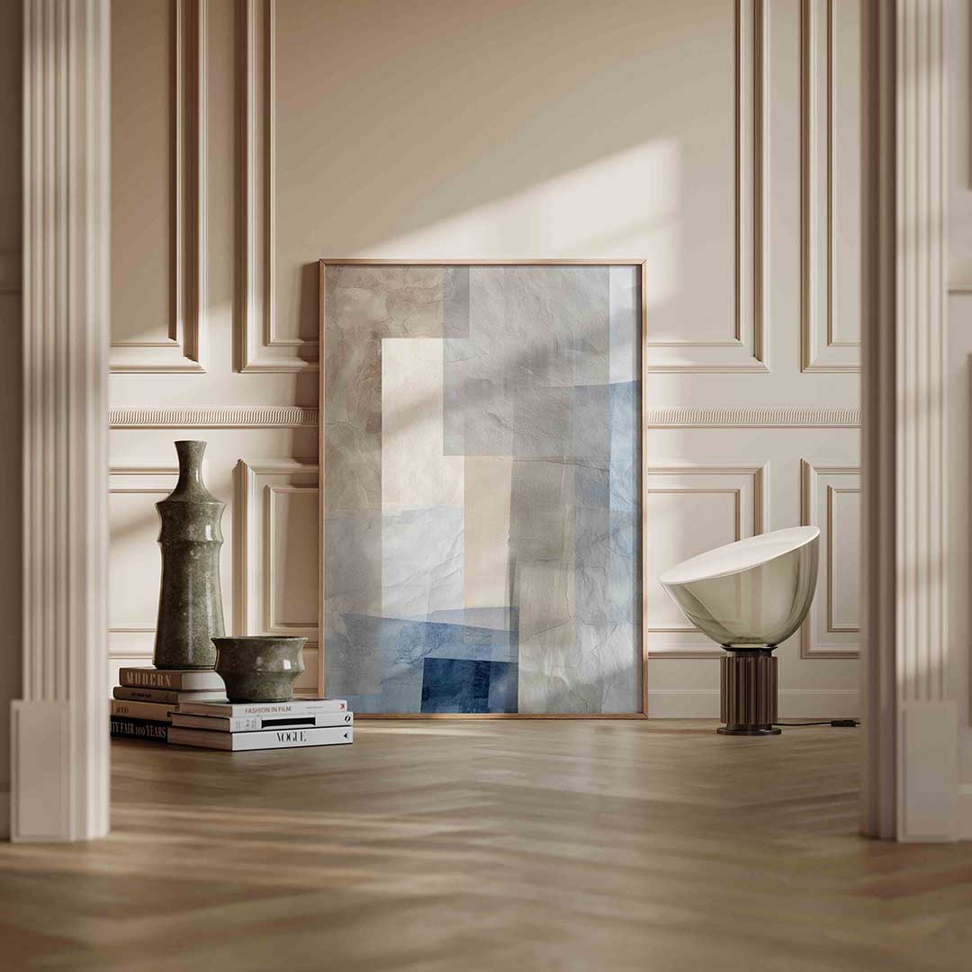 Abstracte lagen Poster