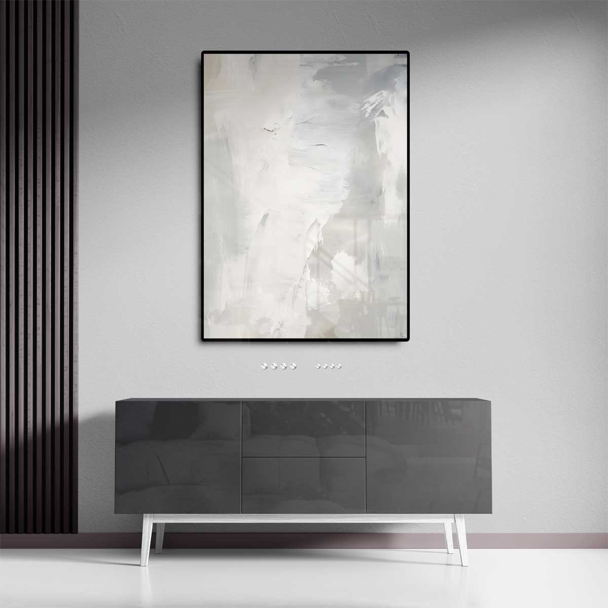 Zomerse Sneeuwstorm Kunstwerk-canvas-dibond-plexiglas-wanddecoratie-WallArtistic
