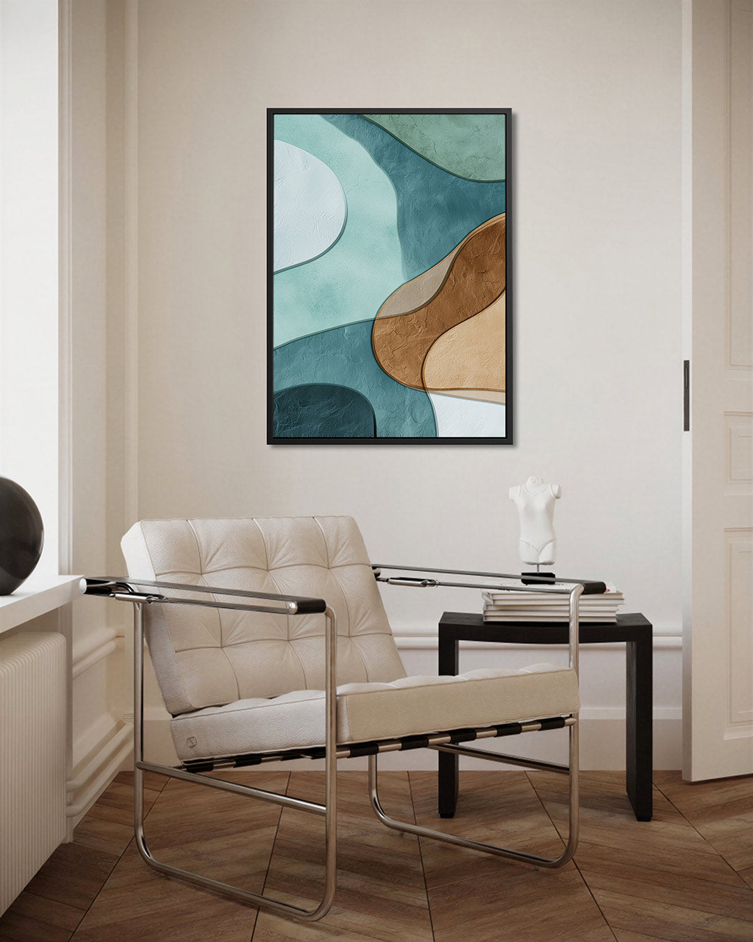 Organische vormen compositie Kunstwerk