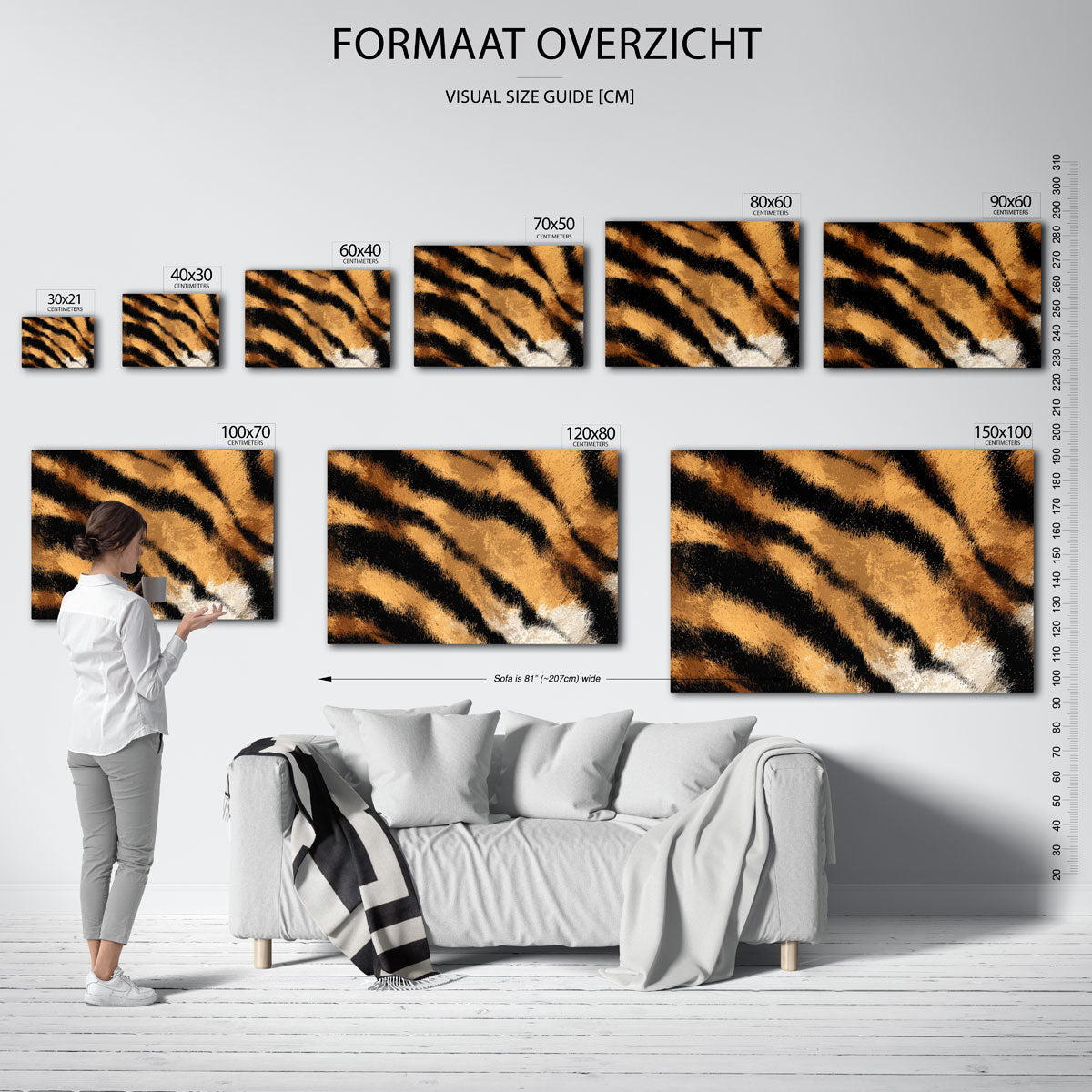 Tijgerprint Poster