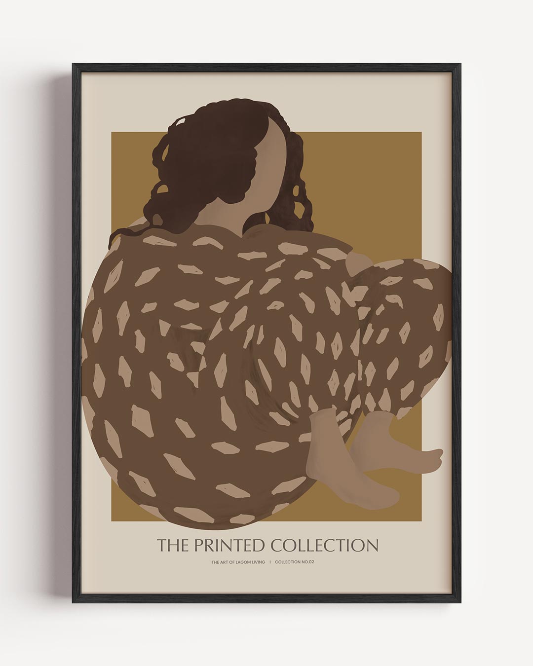 Stijlvolle Rustieke Vrouwelijke Kunstprint Poster-WallArtistic