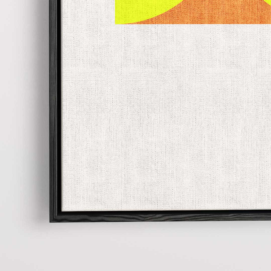 Kleurrijke Abstracte Geometrie Kunstwerk-canvas-dibond-plexiglas-wanddecoratie-WallArtistic