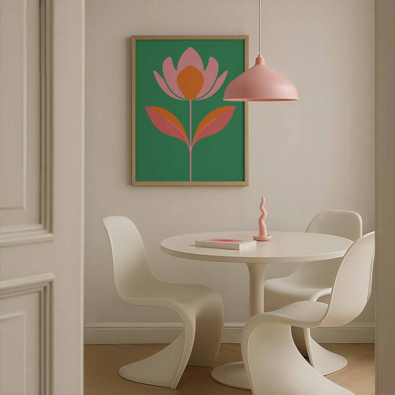 Bloemige Elegantie Poster