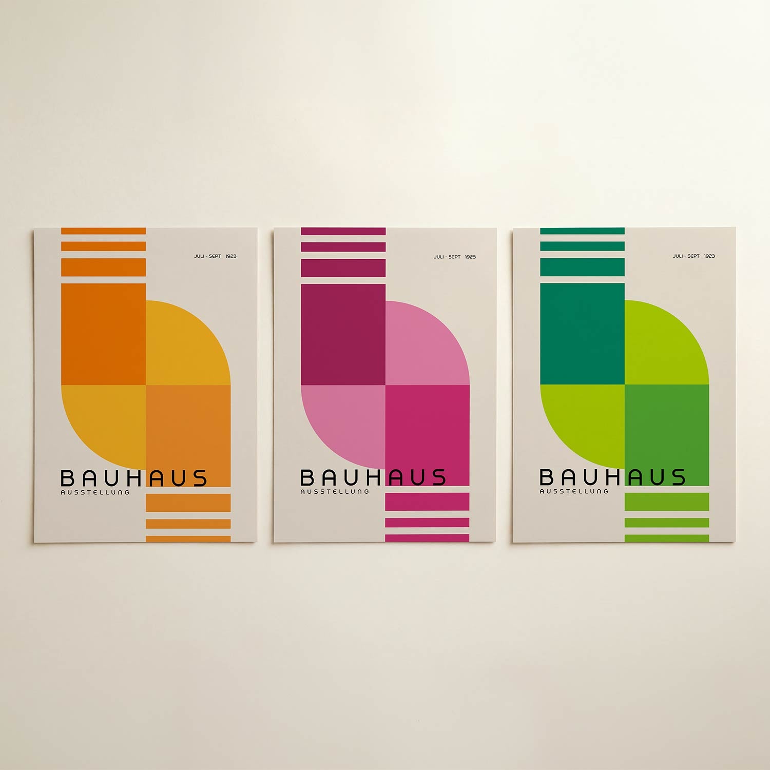 Vormen en vlakken Posterset