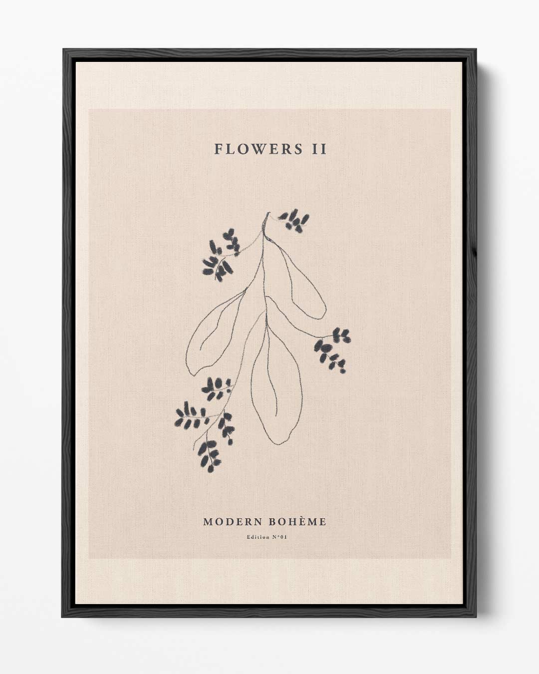 Flowers II Moderne Boho Print Kunstwerk-canvas-dibond-plexiglas-wanddecoratie-WallArtistic