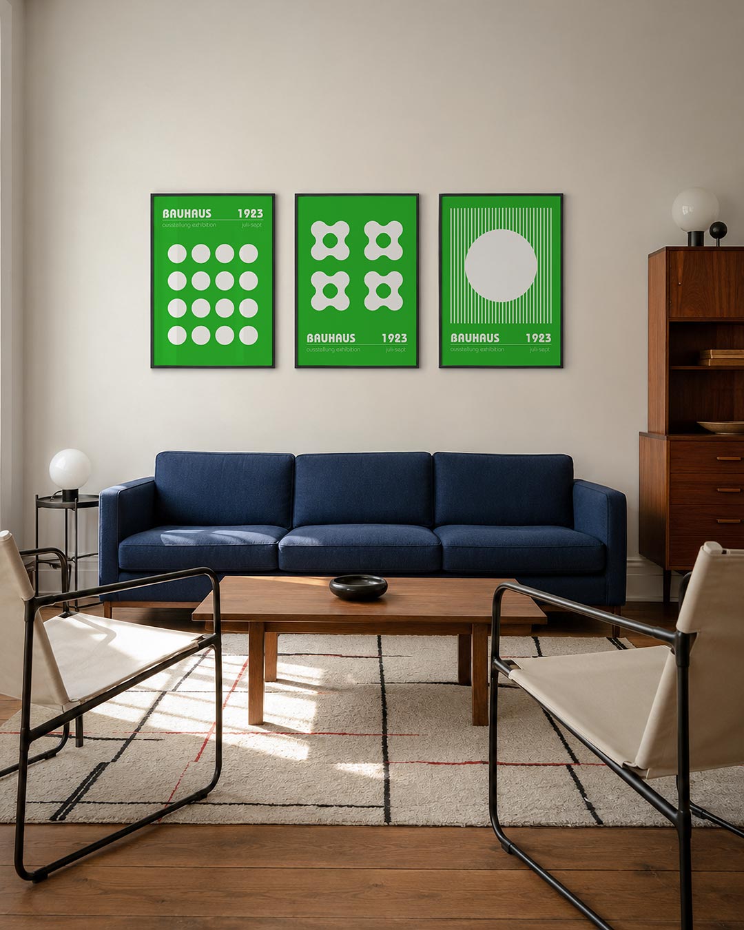 Cirkelritme groen Posterset