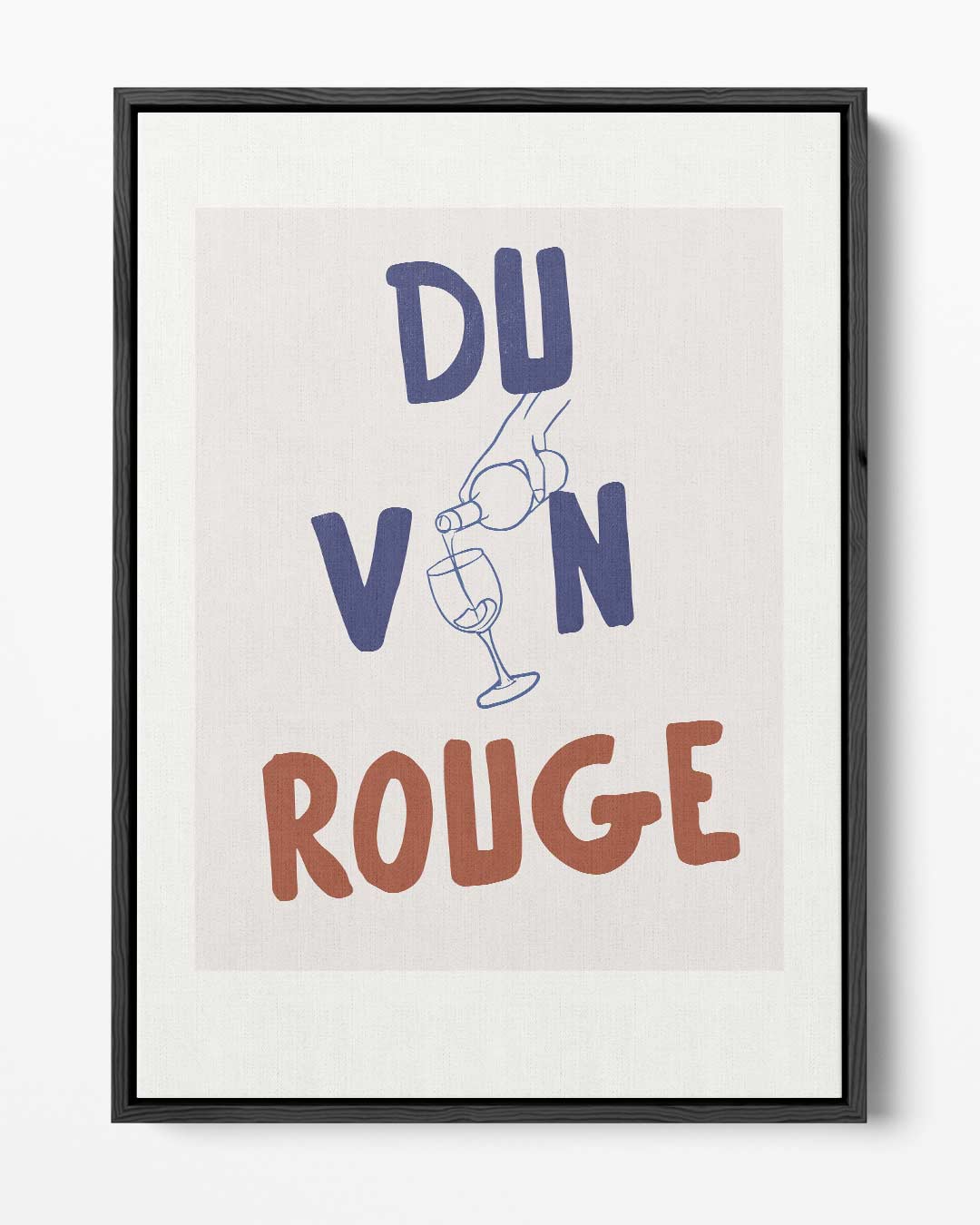 Du Vin Rouge Poster