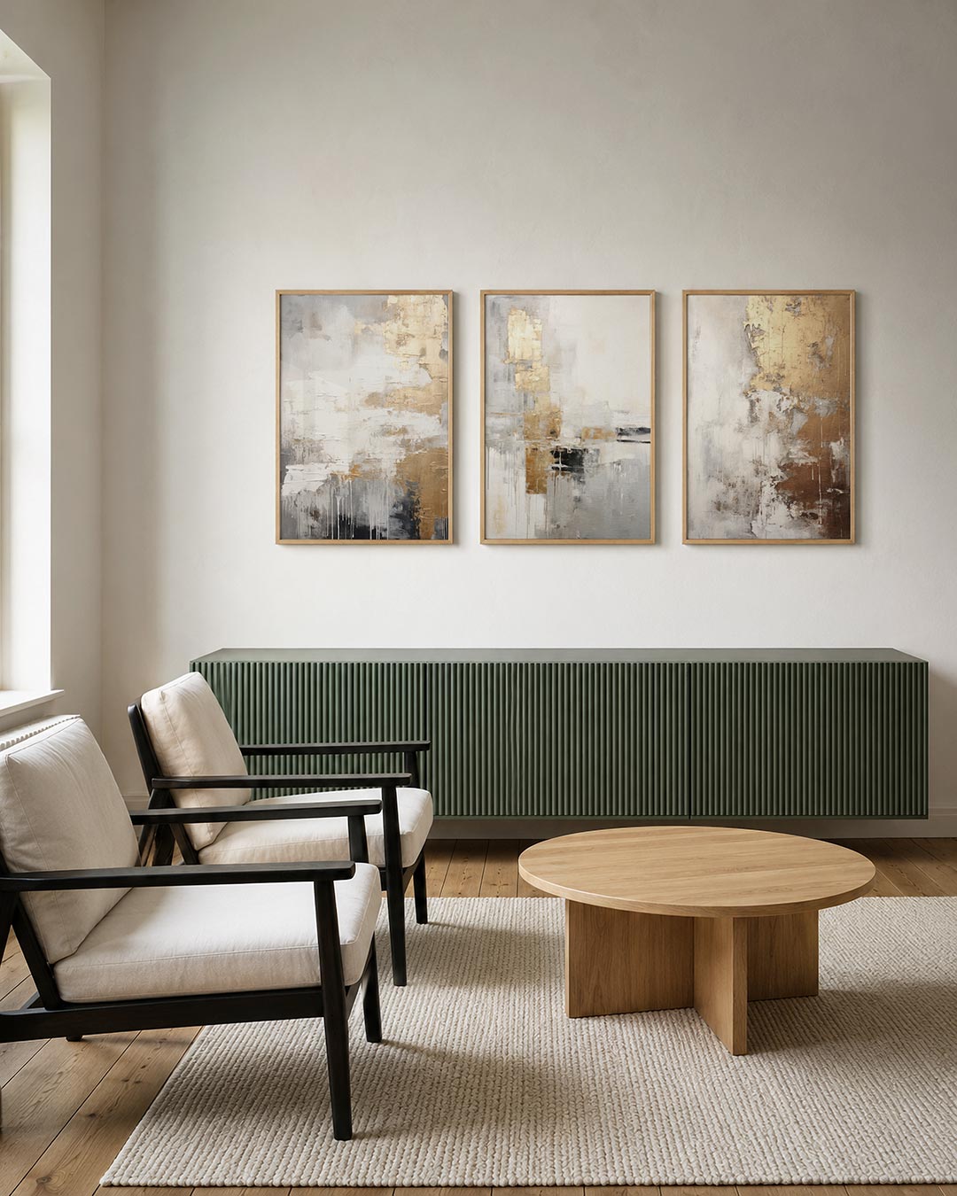 Gouden vlakken Posterset