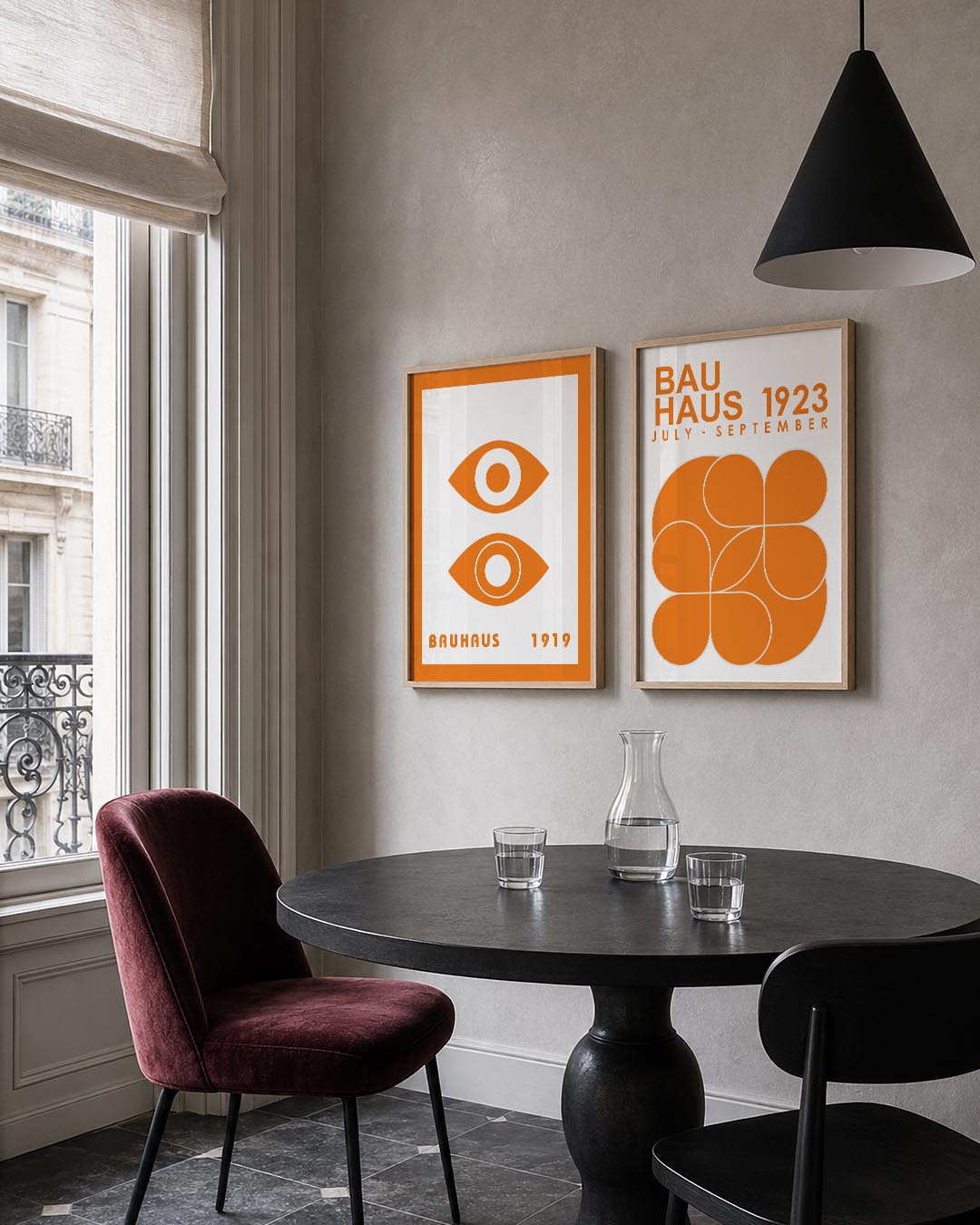 Oogvormen en kleur Posterset