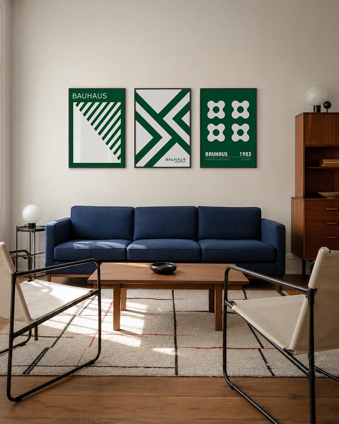 Diagonal strepen Posterset