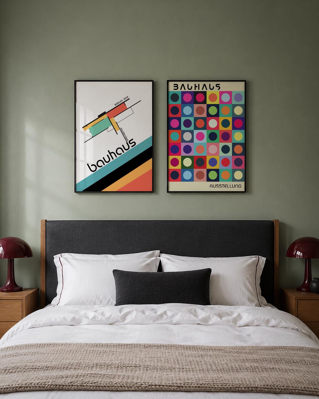 Kleurvlakken en lijnen Posterset