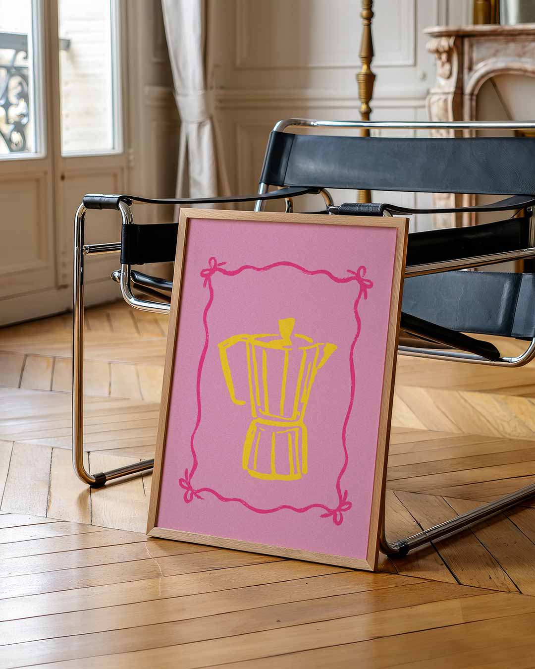 Retro Koffieliefde Poster