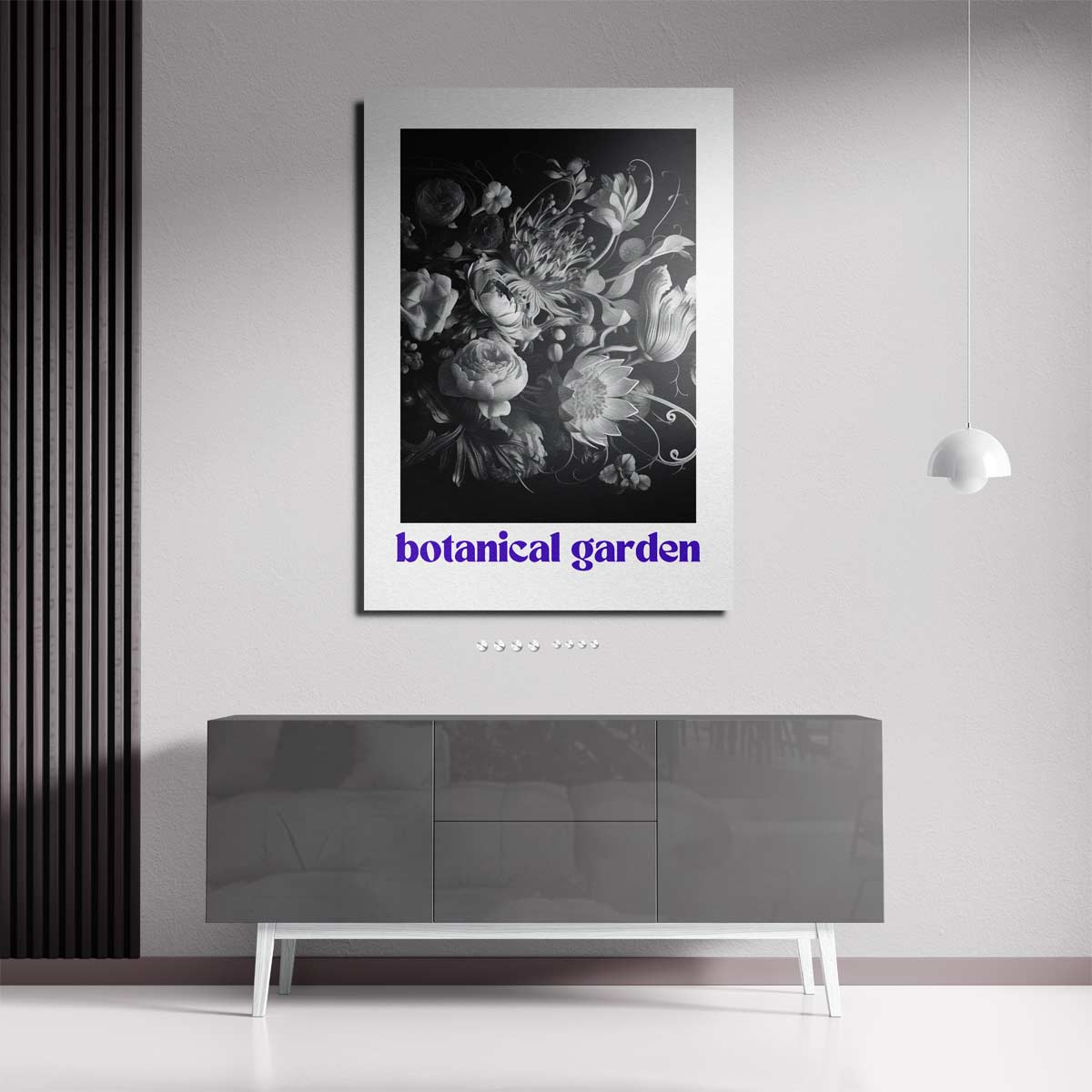 Botanische Tuin Wandkunst Kunstwerk-canvas-dibond-plexiglas-wanddecoratie-WallArtistic