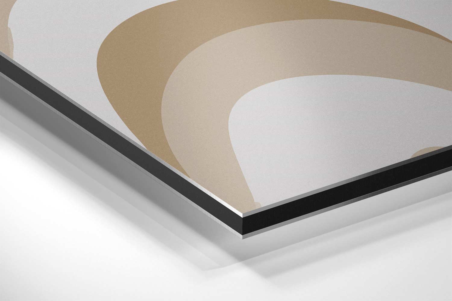 Vloeiende Lijnen Canvas Kunstwerk-canvas-dibond-plexiglas-wanddecoratie-WallArtistic