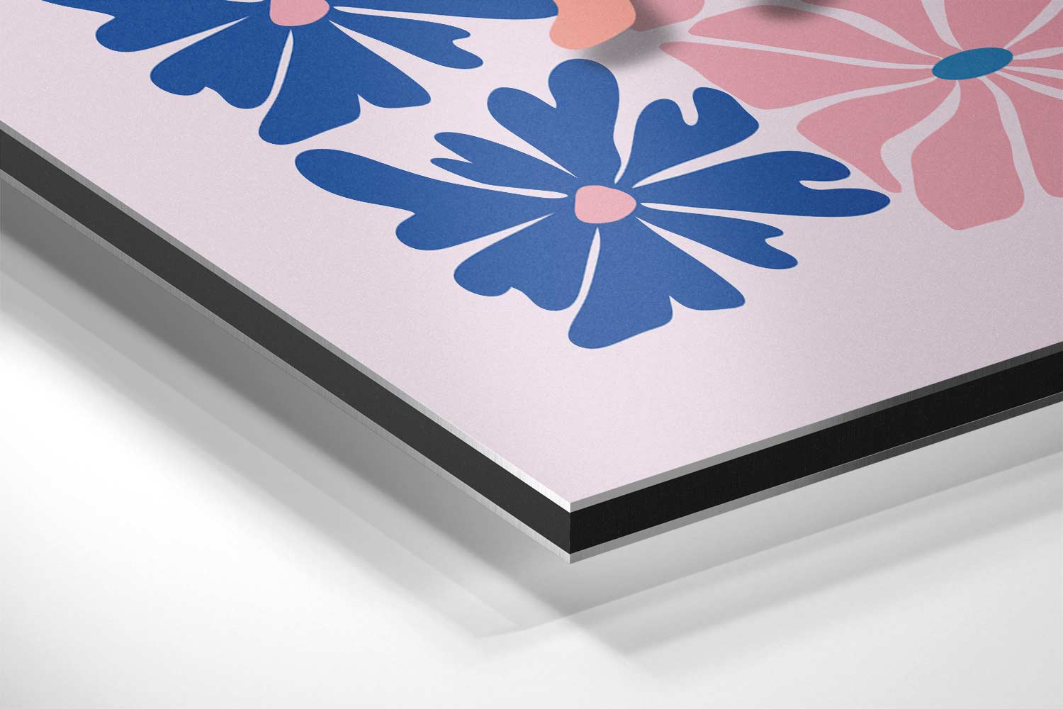 Bloemen en Luipaarden Print Kunstwerk-canvas-dibond-plexiglas-wanddecoratie-WallArtistic